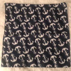 ⚓️ Anchor Bandanna / Handkerchief Navy & White NWT ⚓️